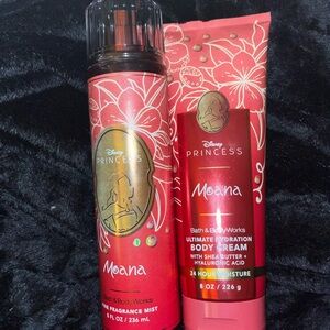 Disney Moana Red Fragrance Mist and Body Cream